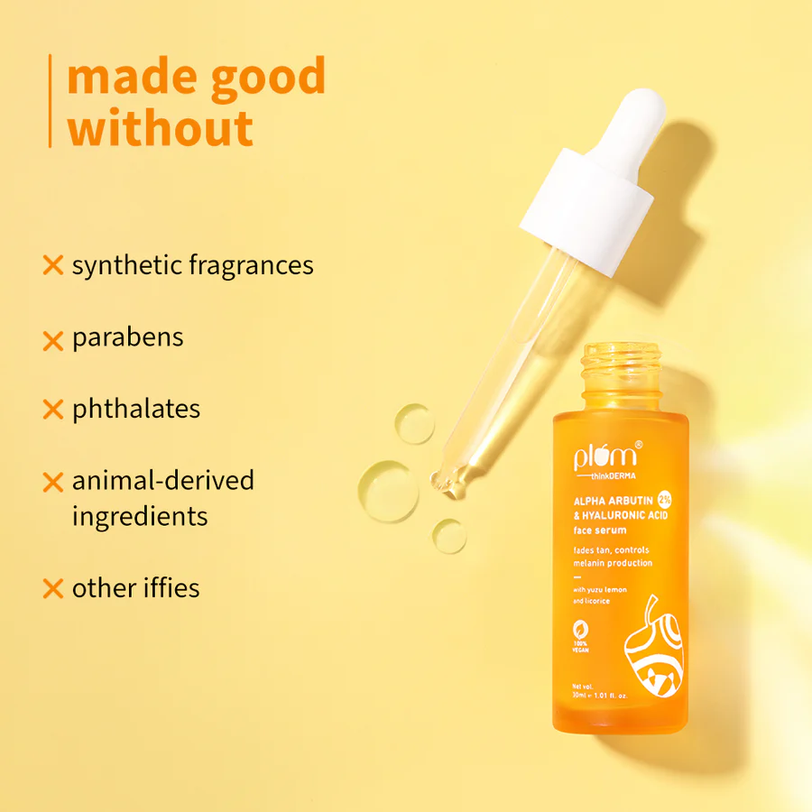 2% Alpha Arbutin & Hyaluronic Acid Tan Fading Face Serum