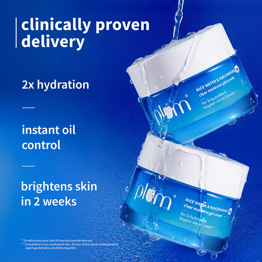 2% Niacinamide & Rice Water Brightening Gel Moisturizer