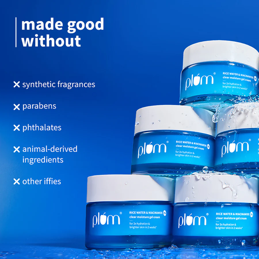 2% Niacinamide & Rice Water Brightening Gel Moisturizer