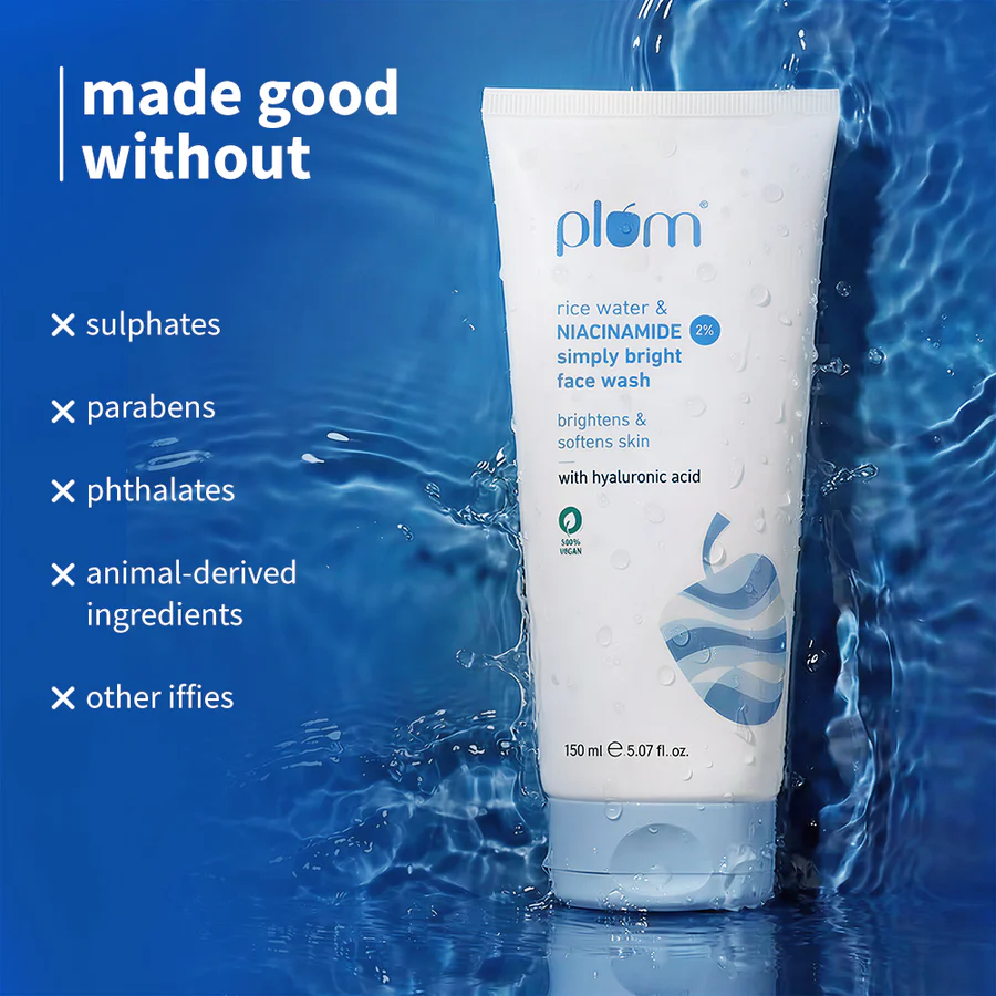 2% Niacinamide & Rice Water Face Wash