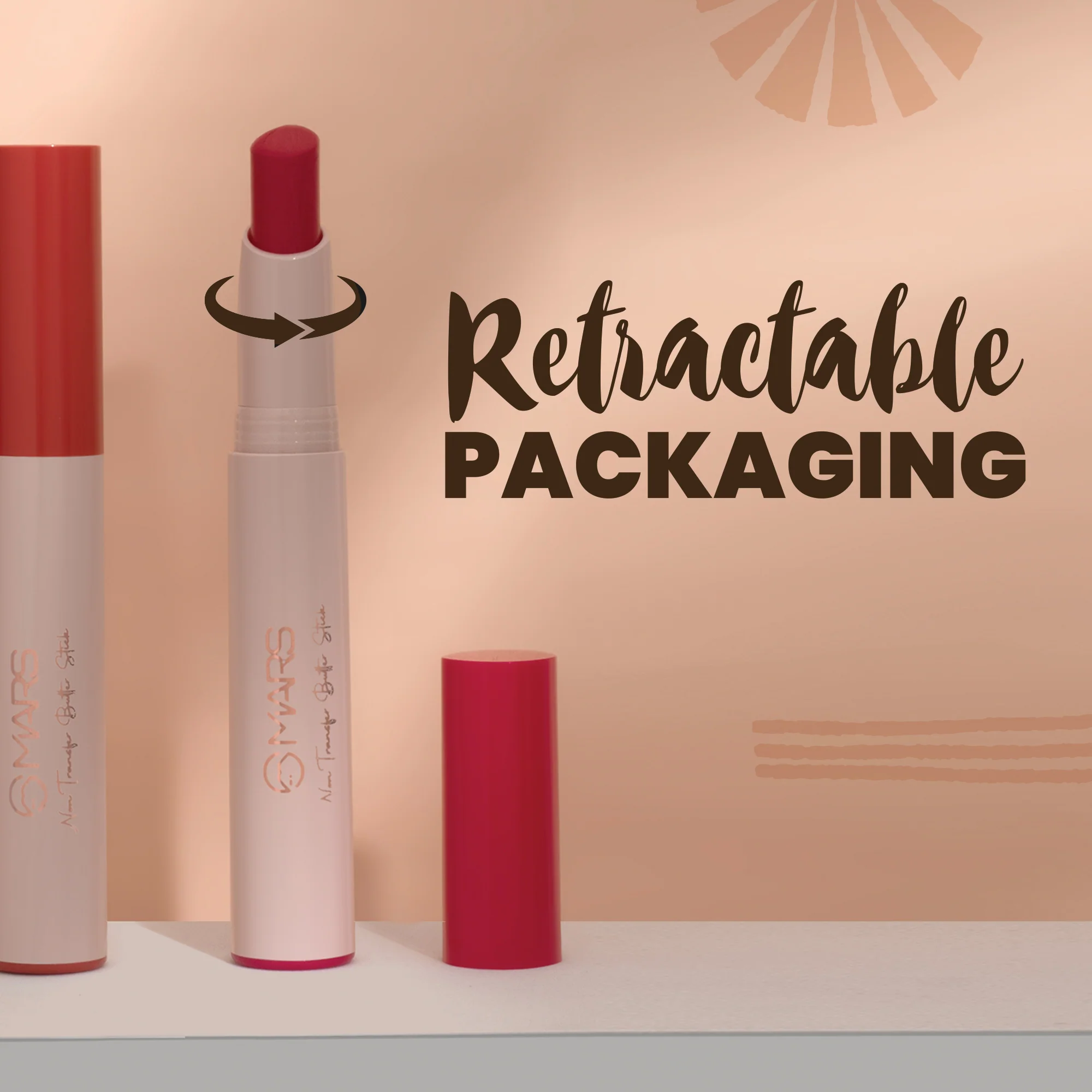 Matte Lipstick  Non Transfer Butter Stick